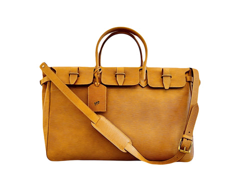 THE ETICA Leather Overnight Bag