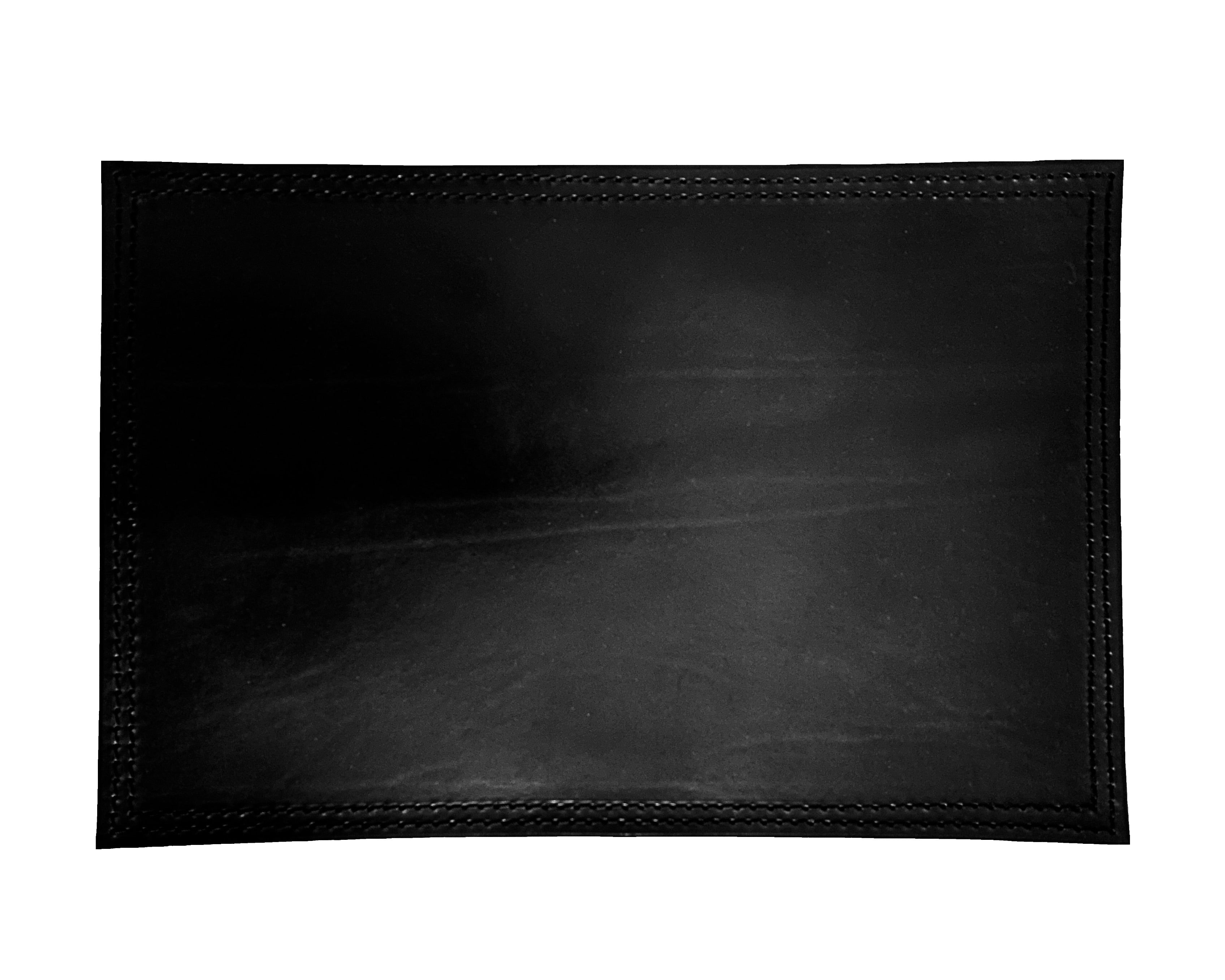 Black Leather Placemat