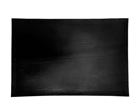 Black Leather Placemat