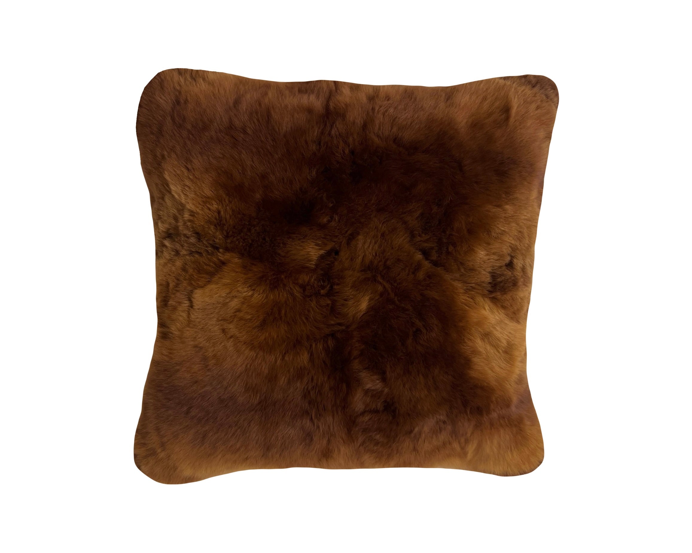 Brown Alpaca Cushion