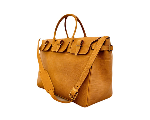 THE ETICA Leather Overnight Bag