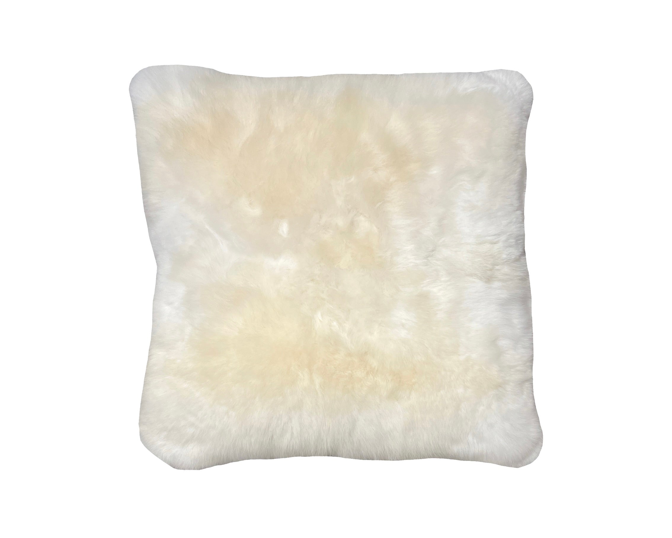 White Alpaca Cushion