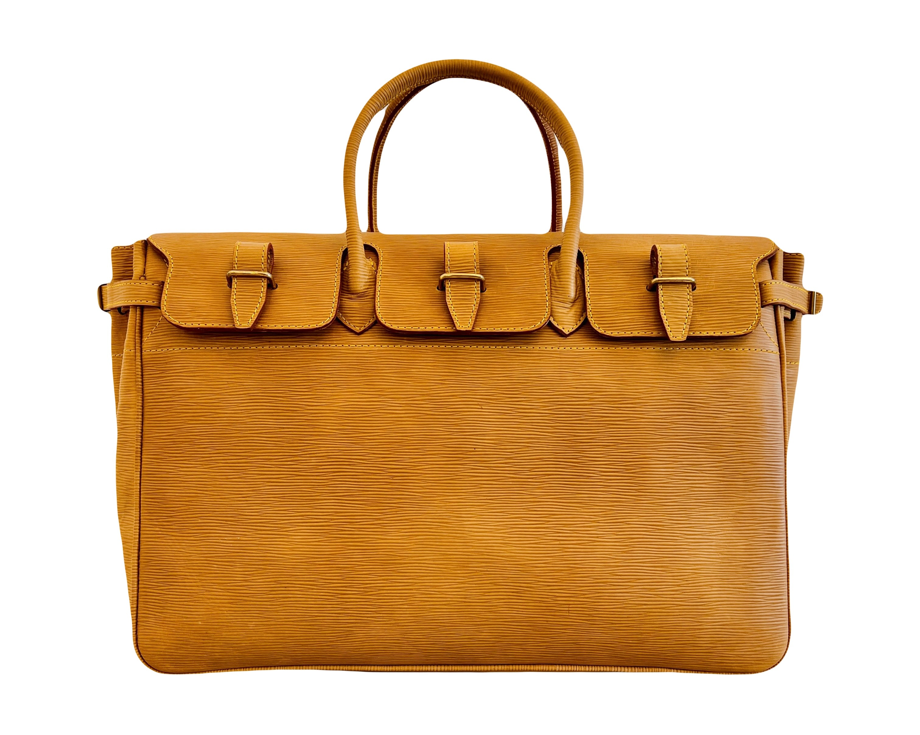 THE ETICA Leather Weekender Bag