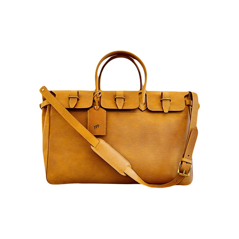 THE ETICA Leather Overnight Bag