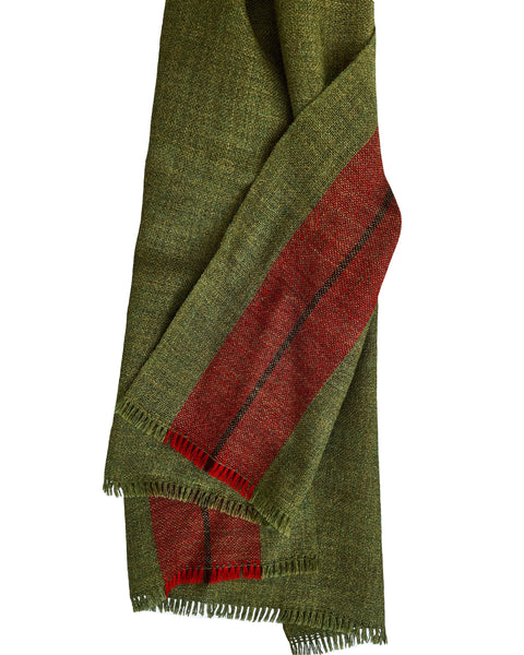 Green Superfine Alpaca Scarf