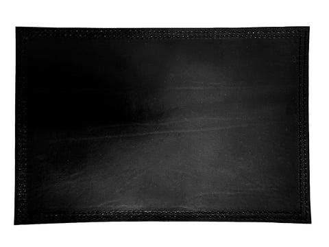 Black Leather Placemat